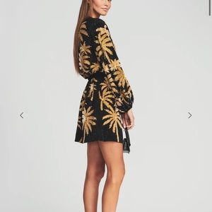 Retrofete Gabrielle sequin palm robe